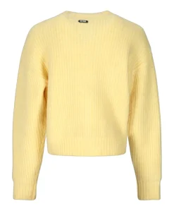 Meisjes vest geel