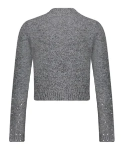 Meisjes vest grijs