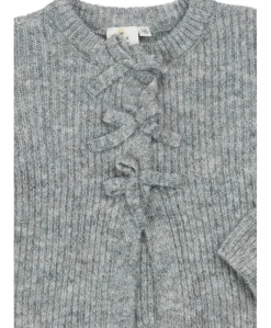 Meisjes vest grijs