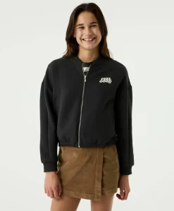Meisjes vest grijs