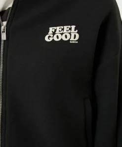 Meisjes vest grijs
