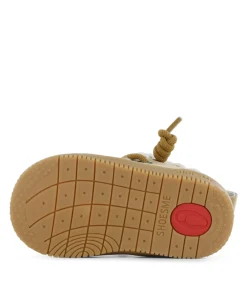 meisjes veterschoenen beige