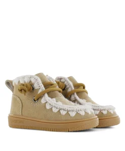 meisjes veterschoenen beige