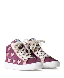 meisjes veterschoenen bordeaux