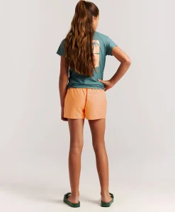 Meisjes zwemshort oranje