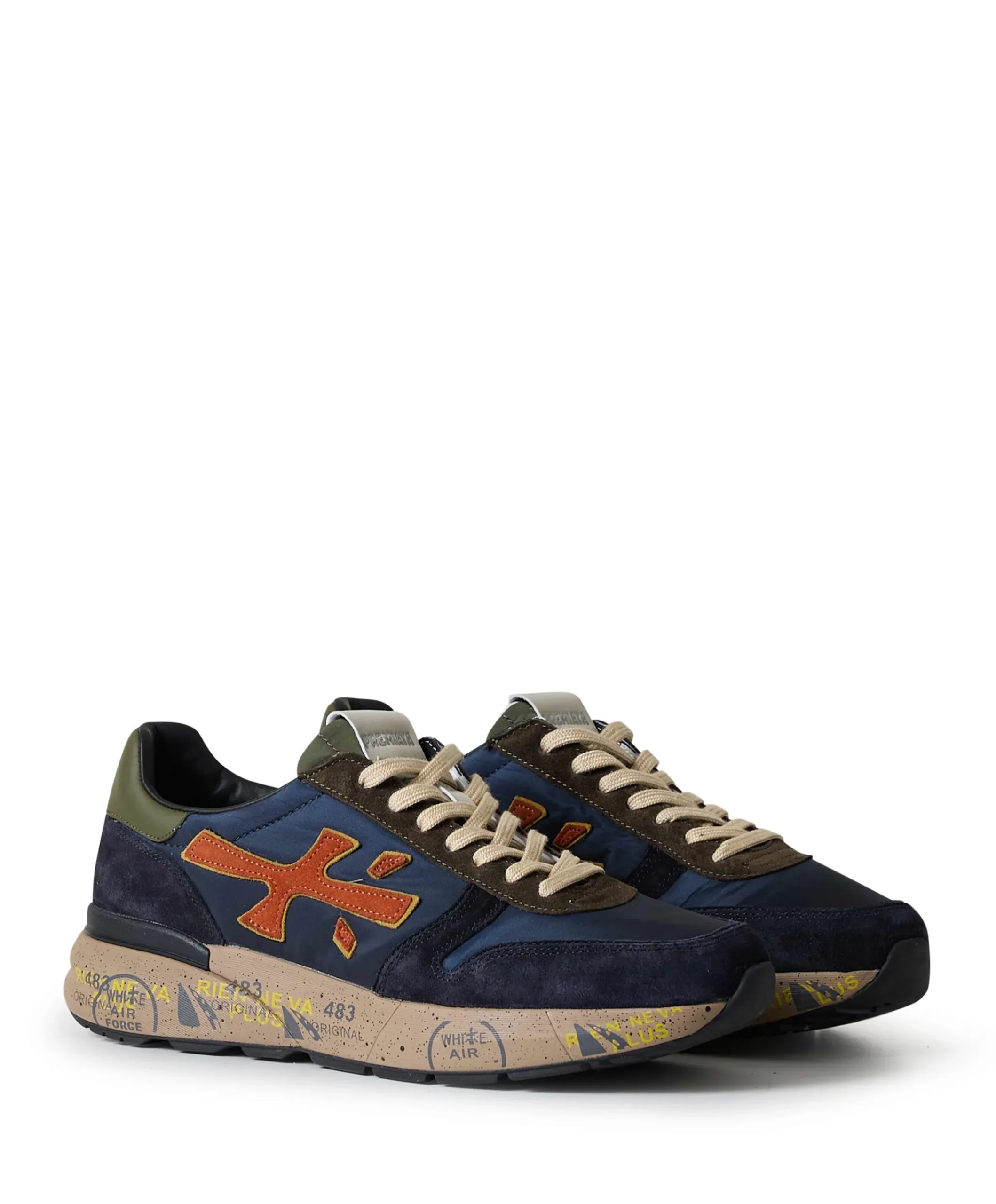 Mick heren sneakers blauw