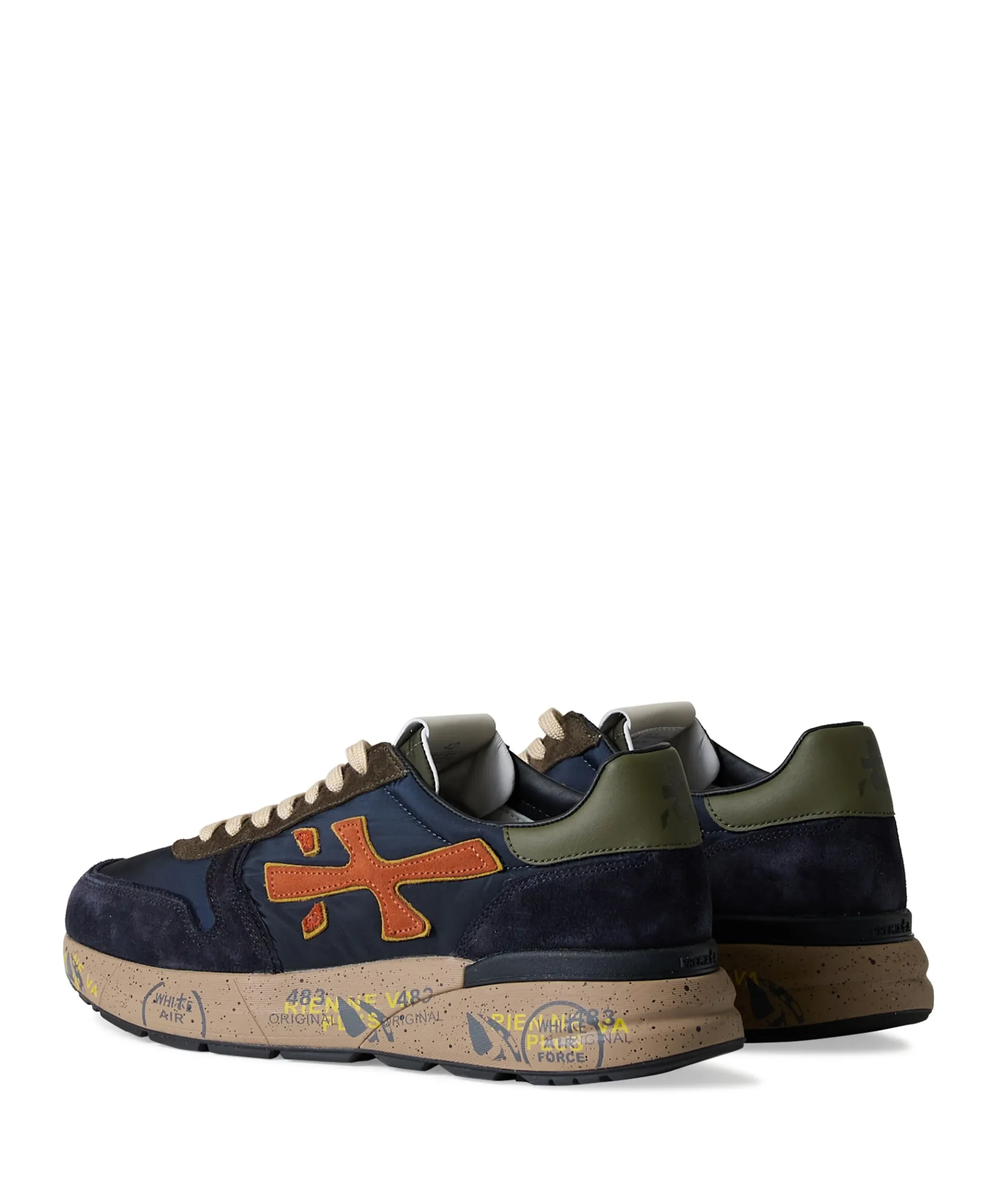 Mick heren sneakers blauw