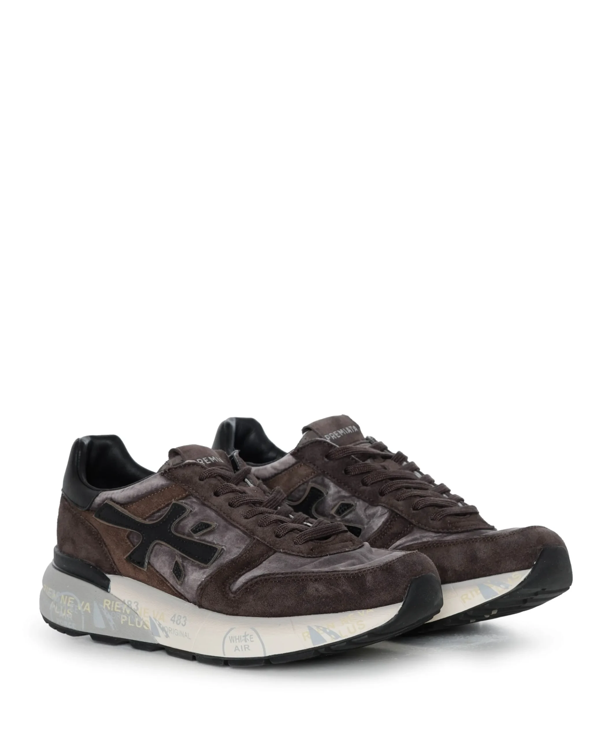 Mick heren sneakers bruin