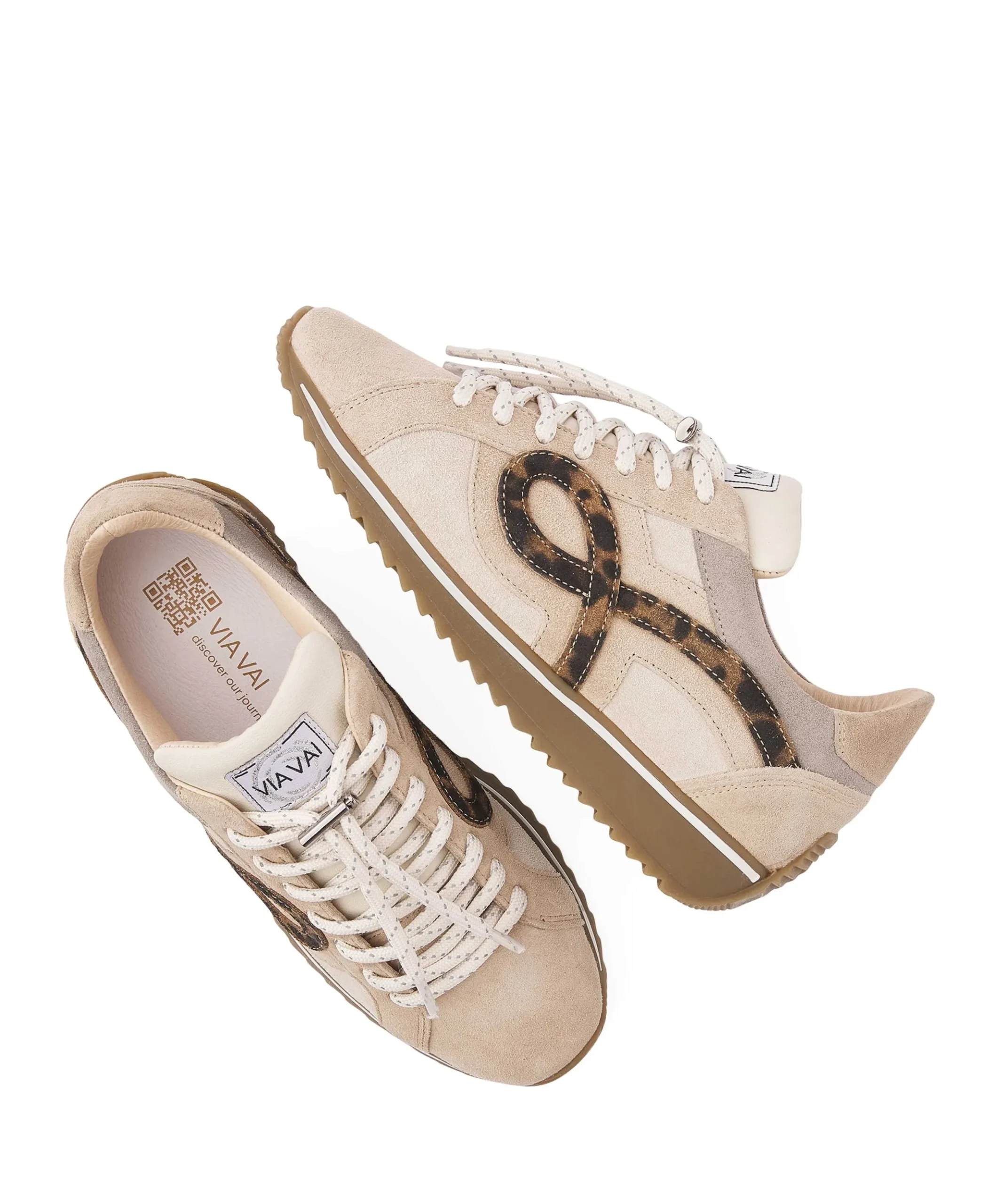 Mikki Eve dames sneakers beige