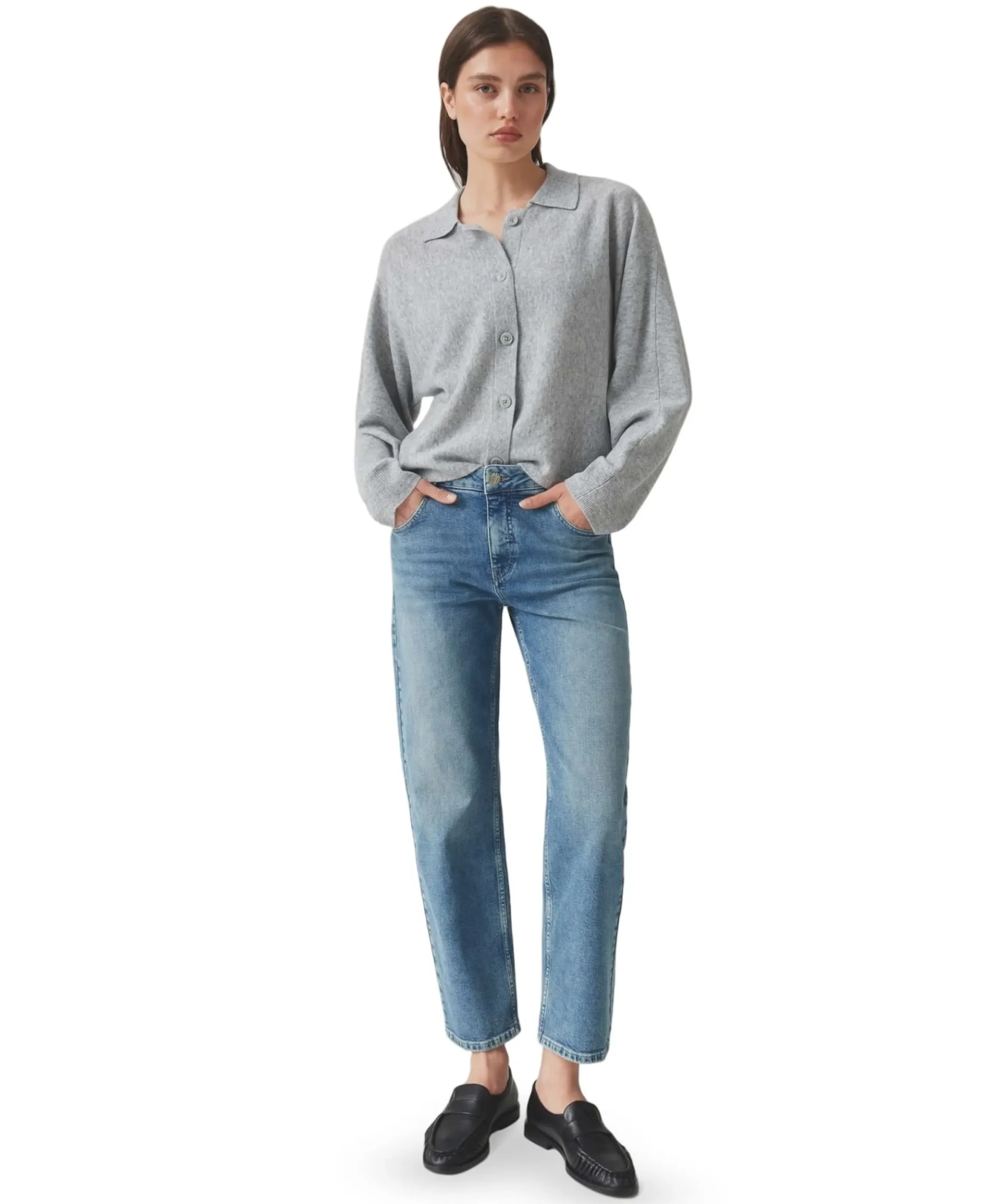 Minah honesty dames jeans blauw