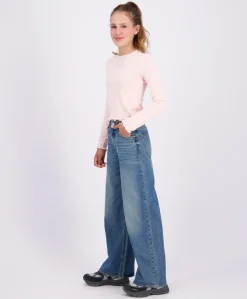 Monaco meisjes jeans blauw