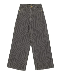 Monaco Zebra meisjes jeans grijs