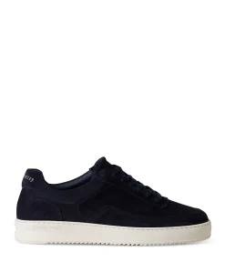 Mondo Suede Grain heren sneakers blauw
