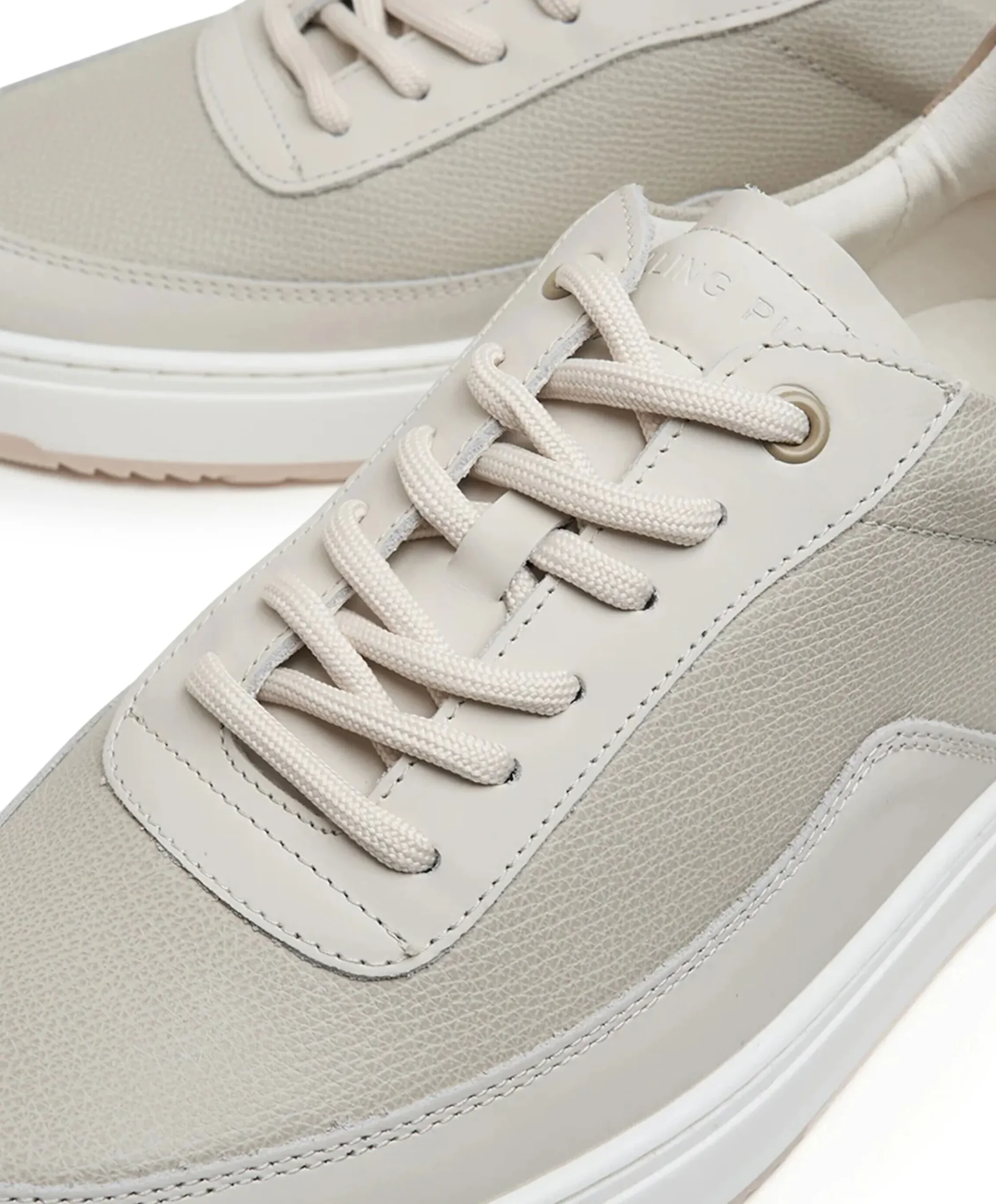 Mondo Suede Organic heren sneakers beige