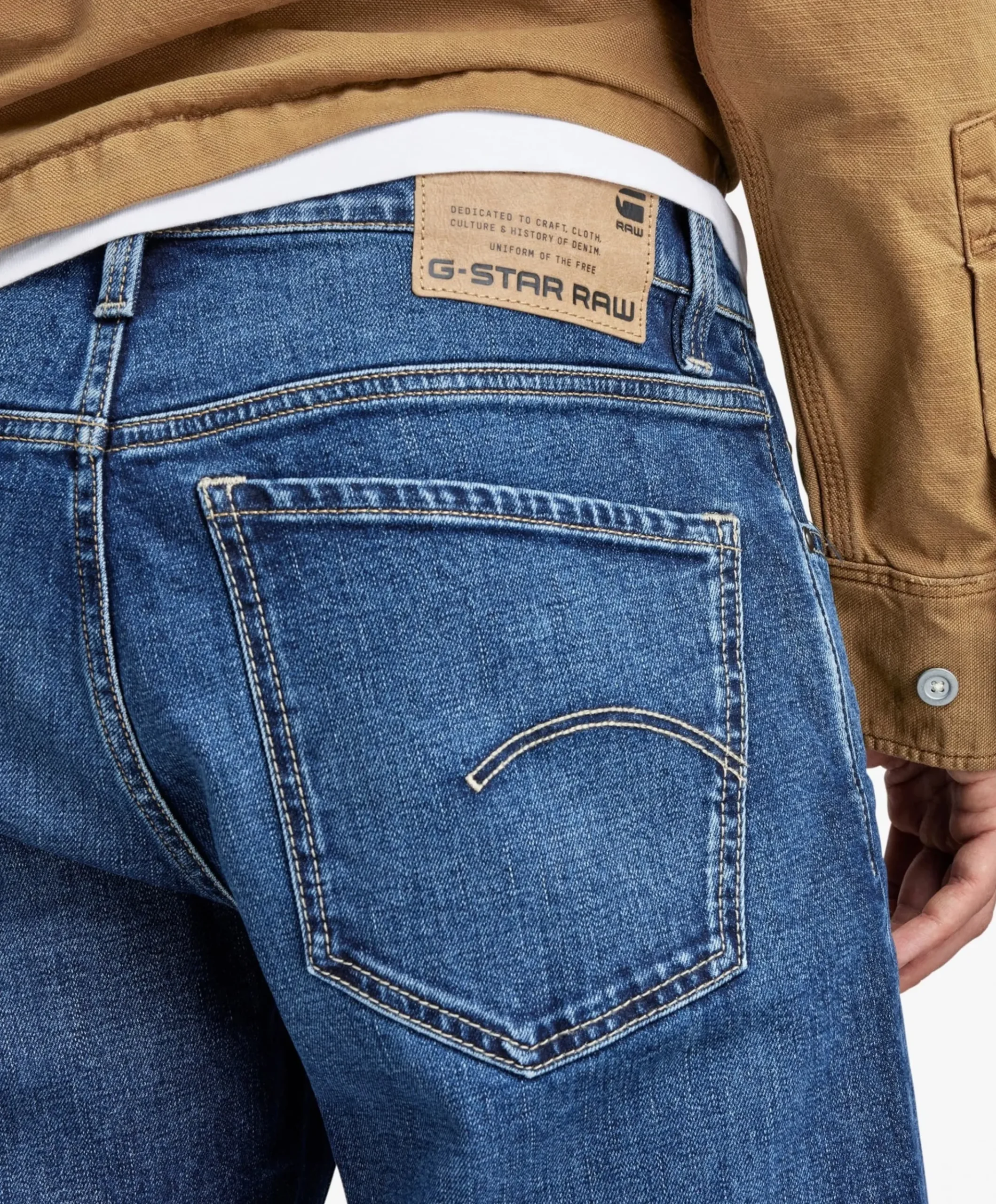 Mosa Straight heren jeans blauw