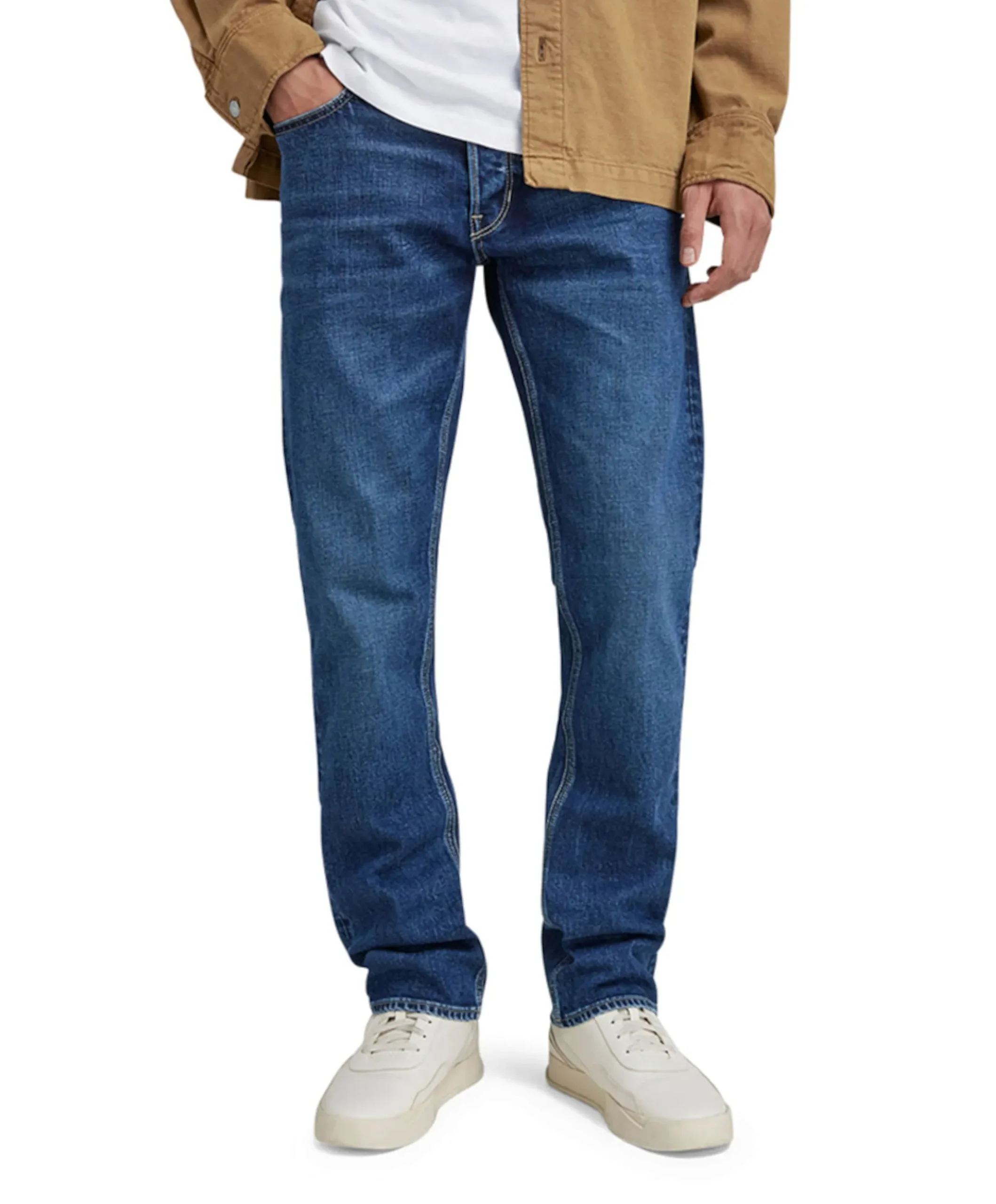 Mosa Straight heren jeans blauw
