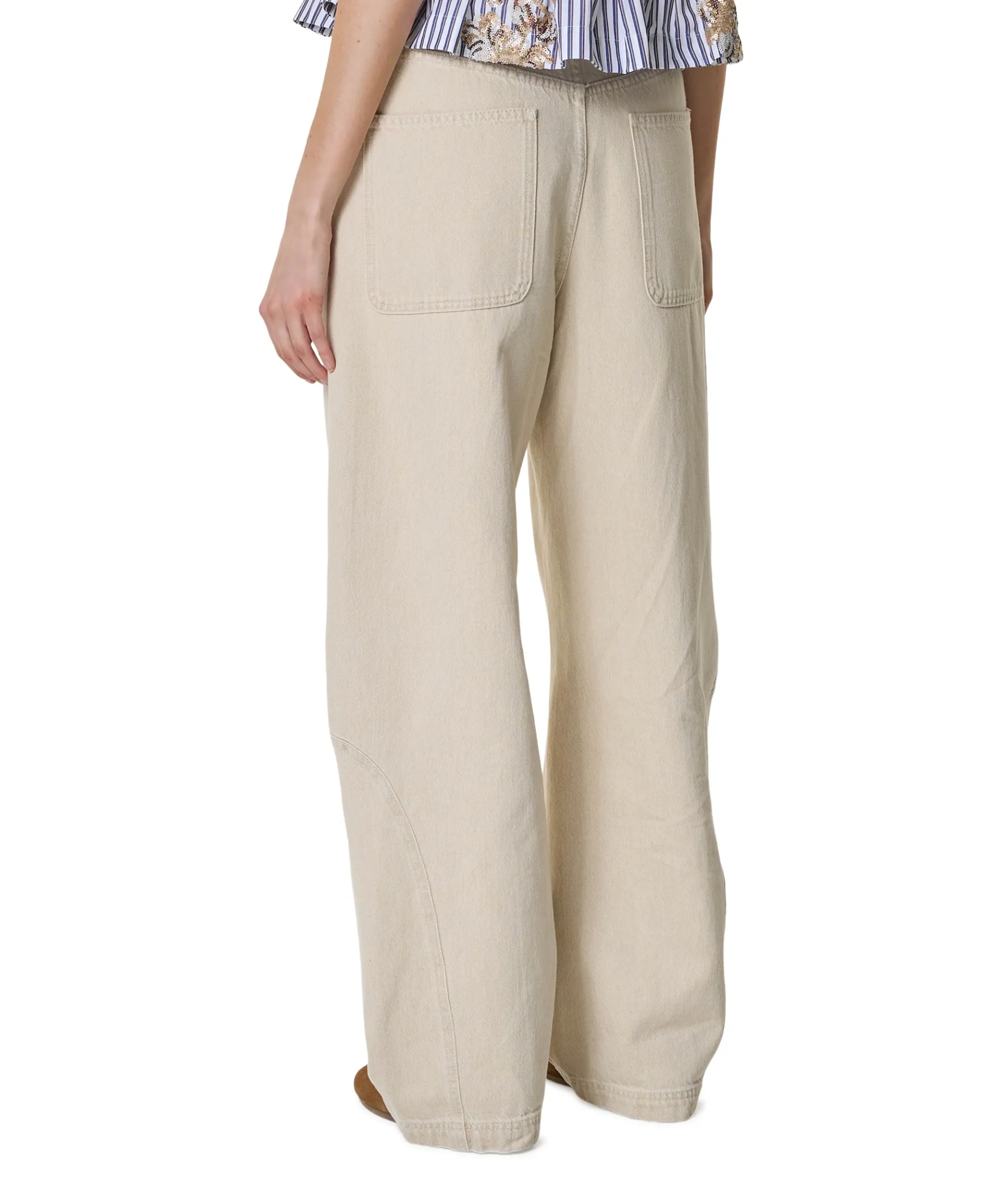 NANINA dames jeans beige