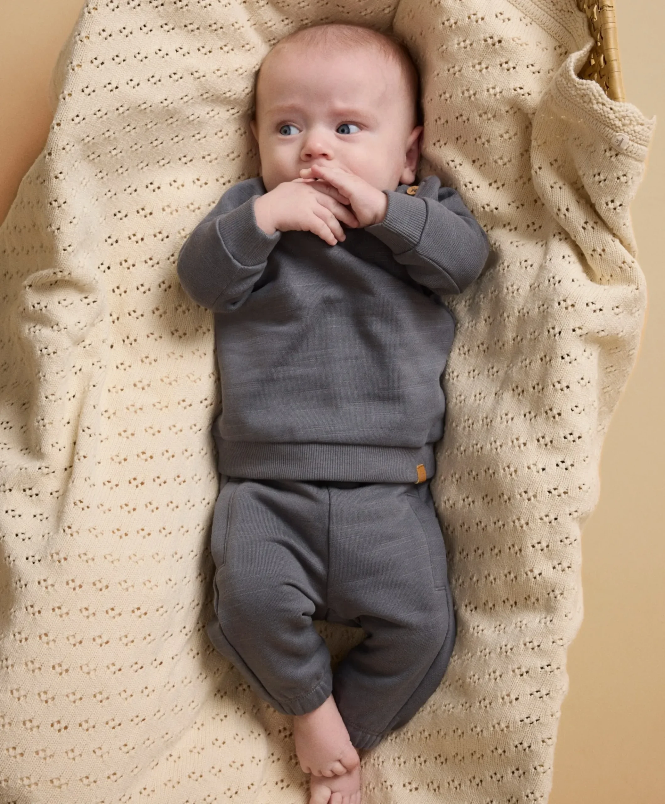 NBMKAVENS SWEAT PANT LIL meisjes broek grijs