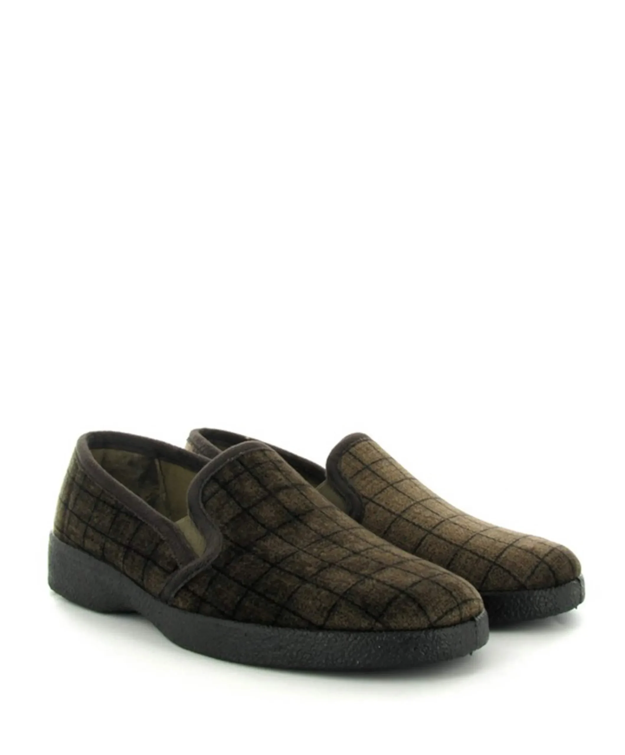 Neles 18204 heren pantoffels bruin