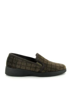 Neles 18204 heren pantoffels bruin