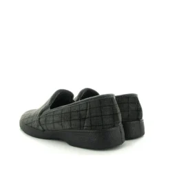 Neles 18204 heren pantoffels grijs