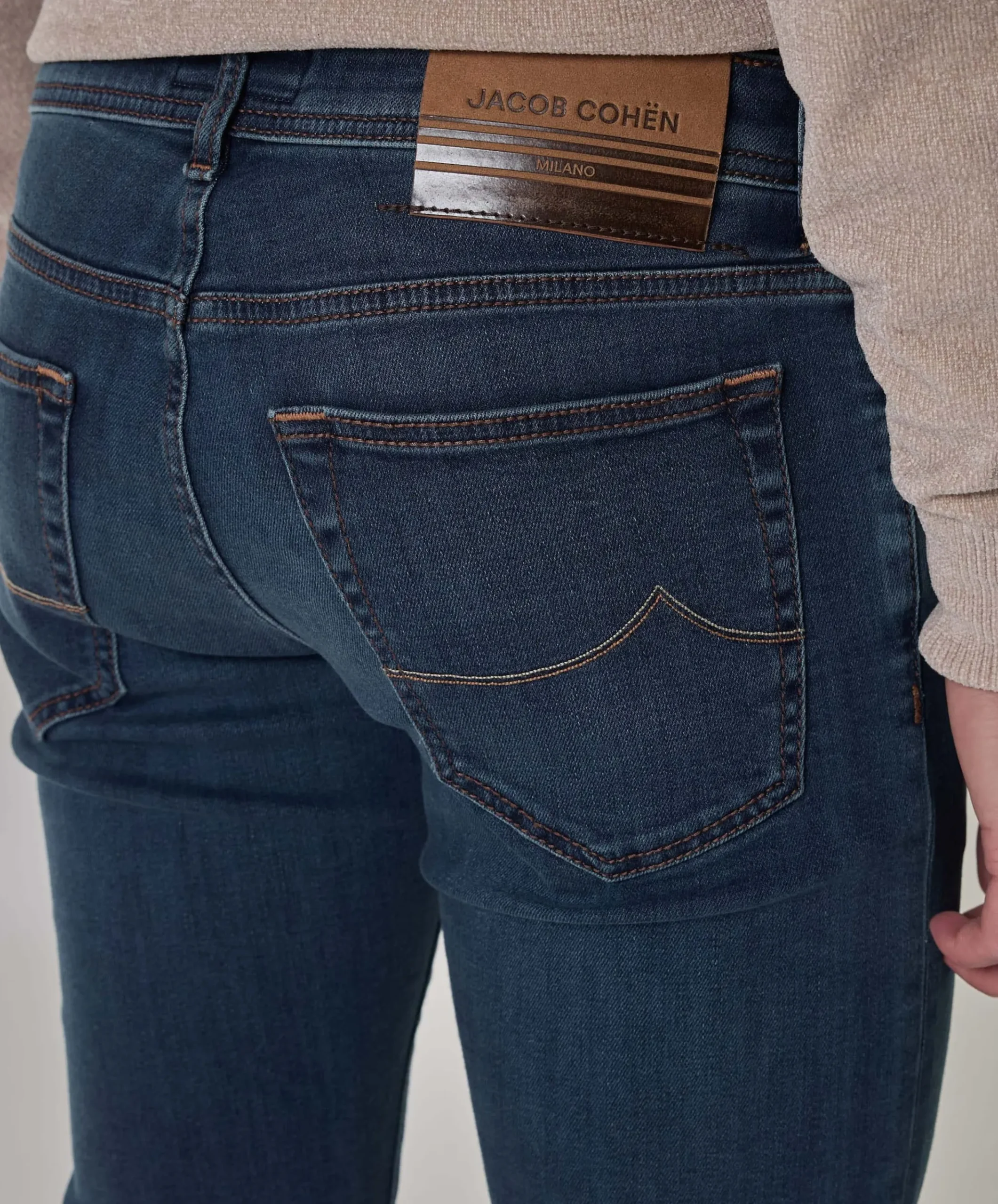 Nick Slim 5 pkt heren jeans blauw