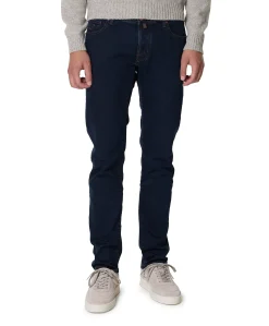 Nick Slim 5 pkt heren jeans blauw