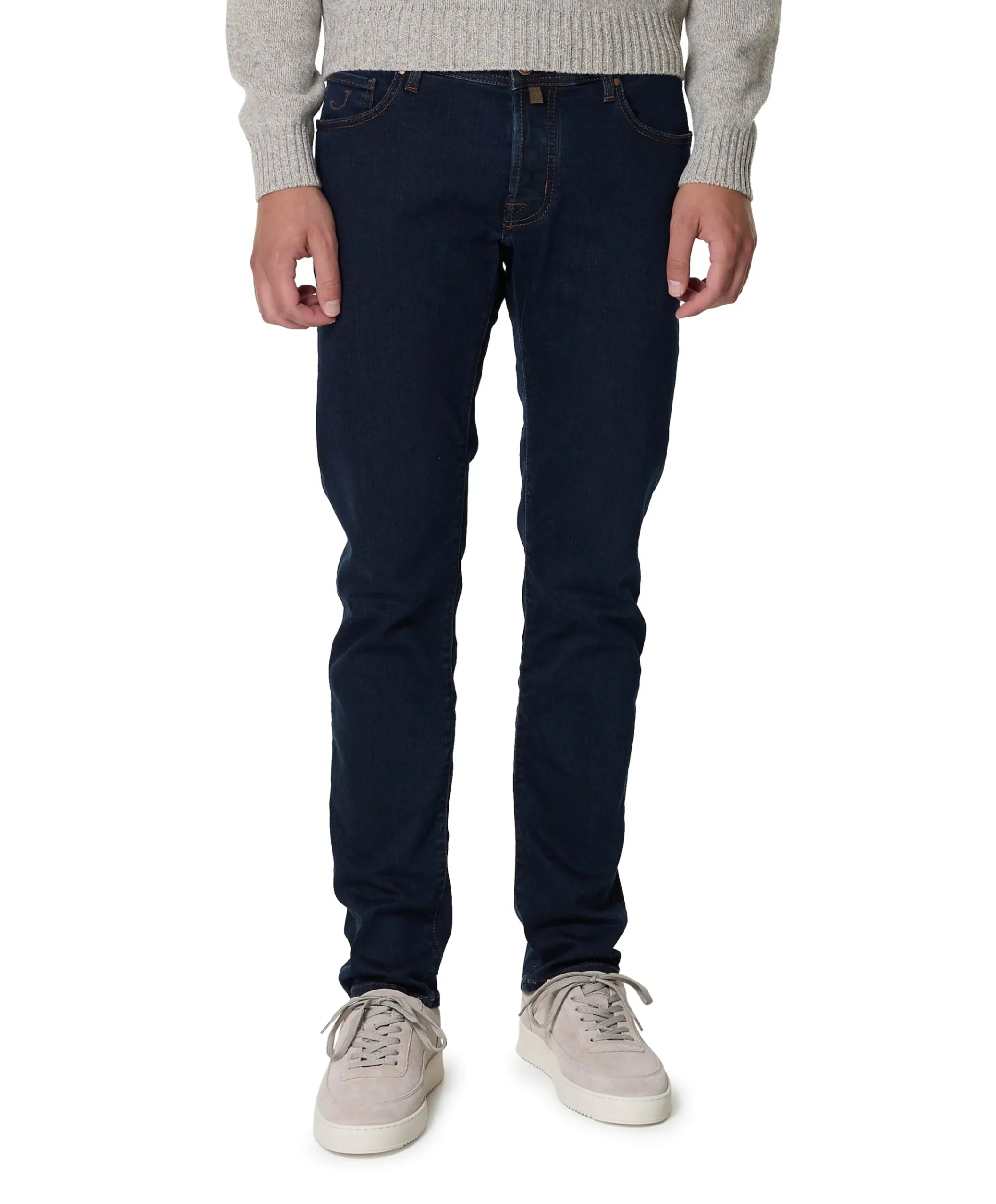 Nick Slim 5 pkt heren jeans blauw