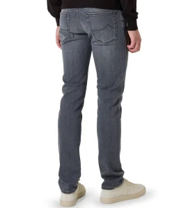 Nick Slim 5 pkt heren jeans grijs