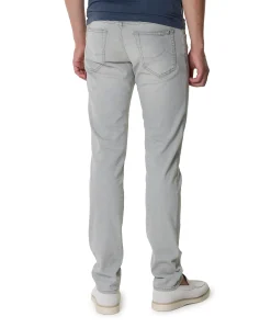 Nick Slim 5 pkt heren jeans grijs