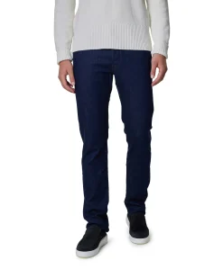 Nick Slim 5 Pocket heren jeans blauw
