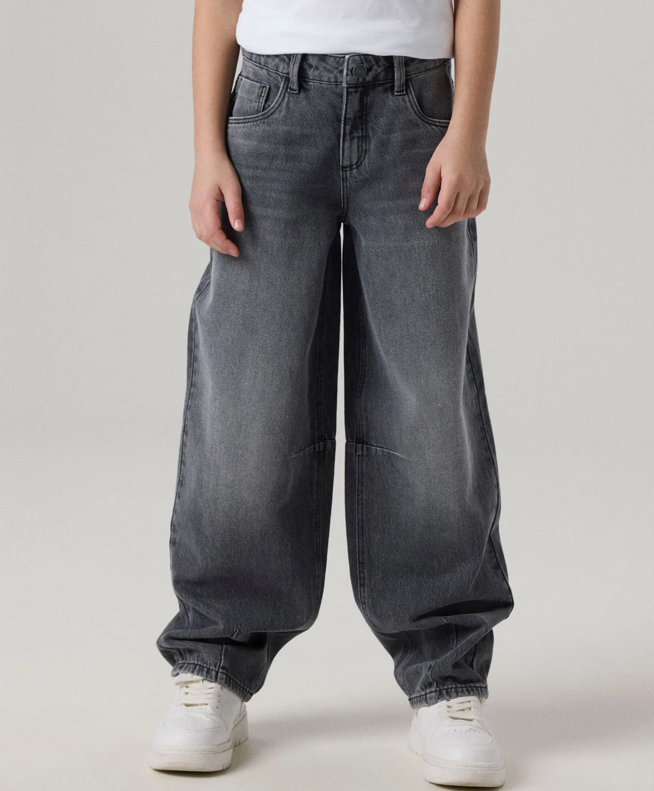 NKFBELLA BARREL JEANS 2113-RM NOOS meisjes jeans grijs