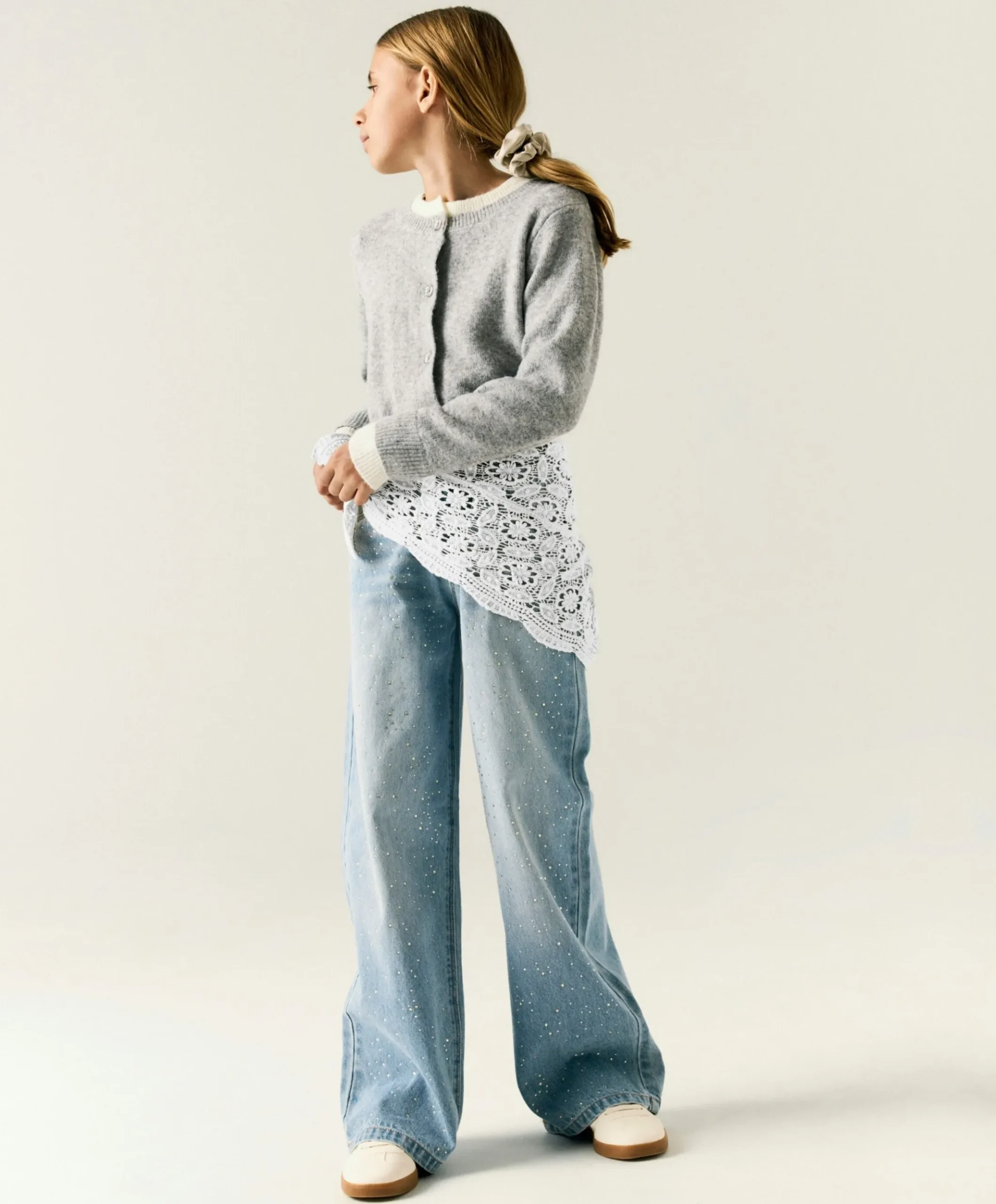 NKFBELLA WIDE RHINE 6608-IM meisjes jeans blauw