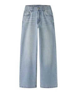 NKFBELLA WIDE RHINE 6608-IM meisjes jeans blauw