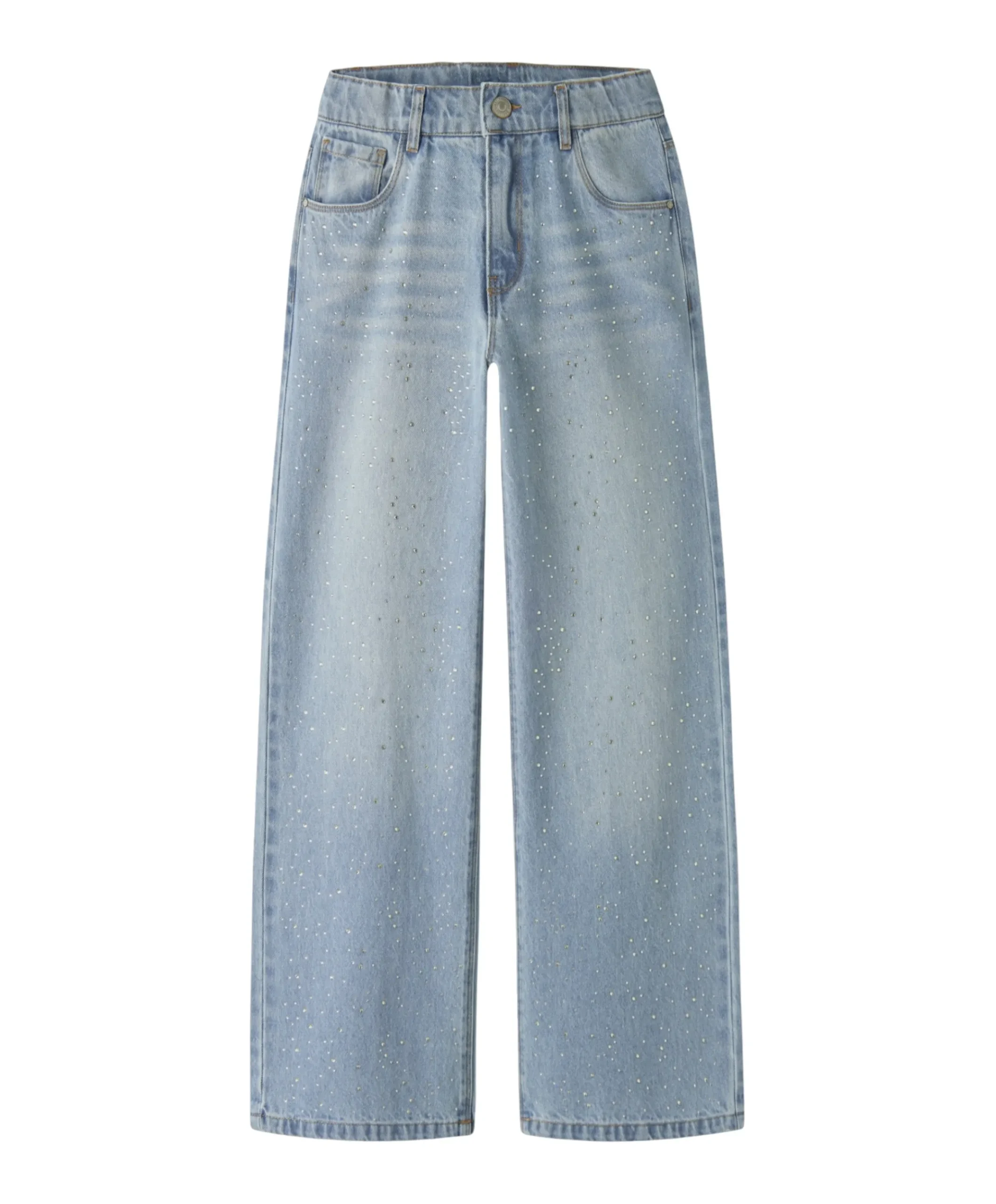 NKFBELLA WIDE RHINE 6608-IM meisjes jeans blauw