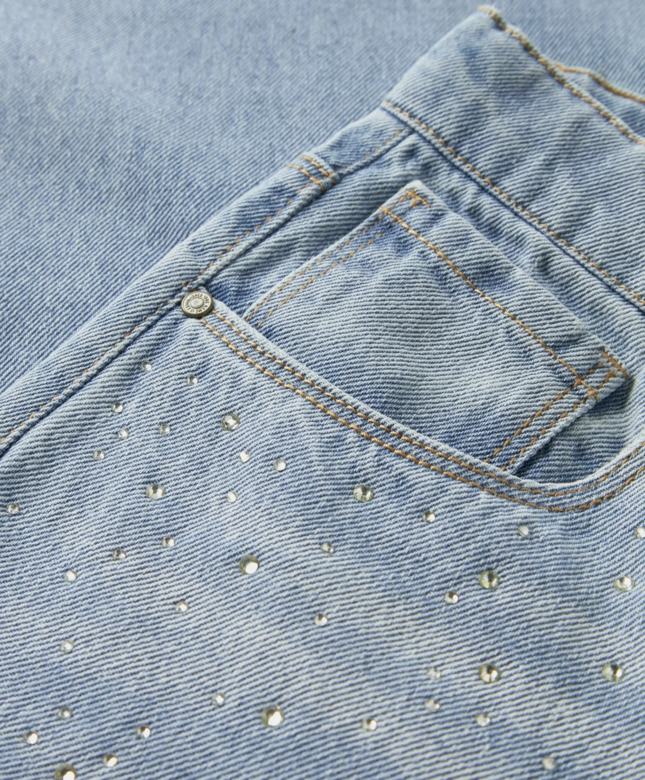 NKFBELLA WIDE RHINE 6608-IM meisjes jeans blauw