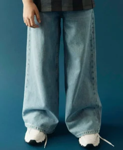 NKFBELLA X-WIDE CLOSURE JEANS 8181- meisjes jeans blauw
