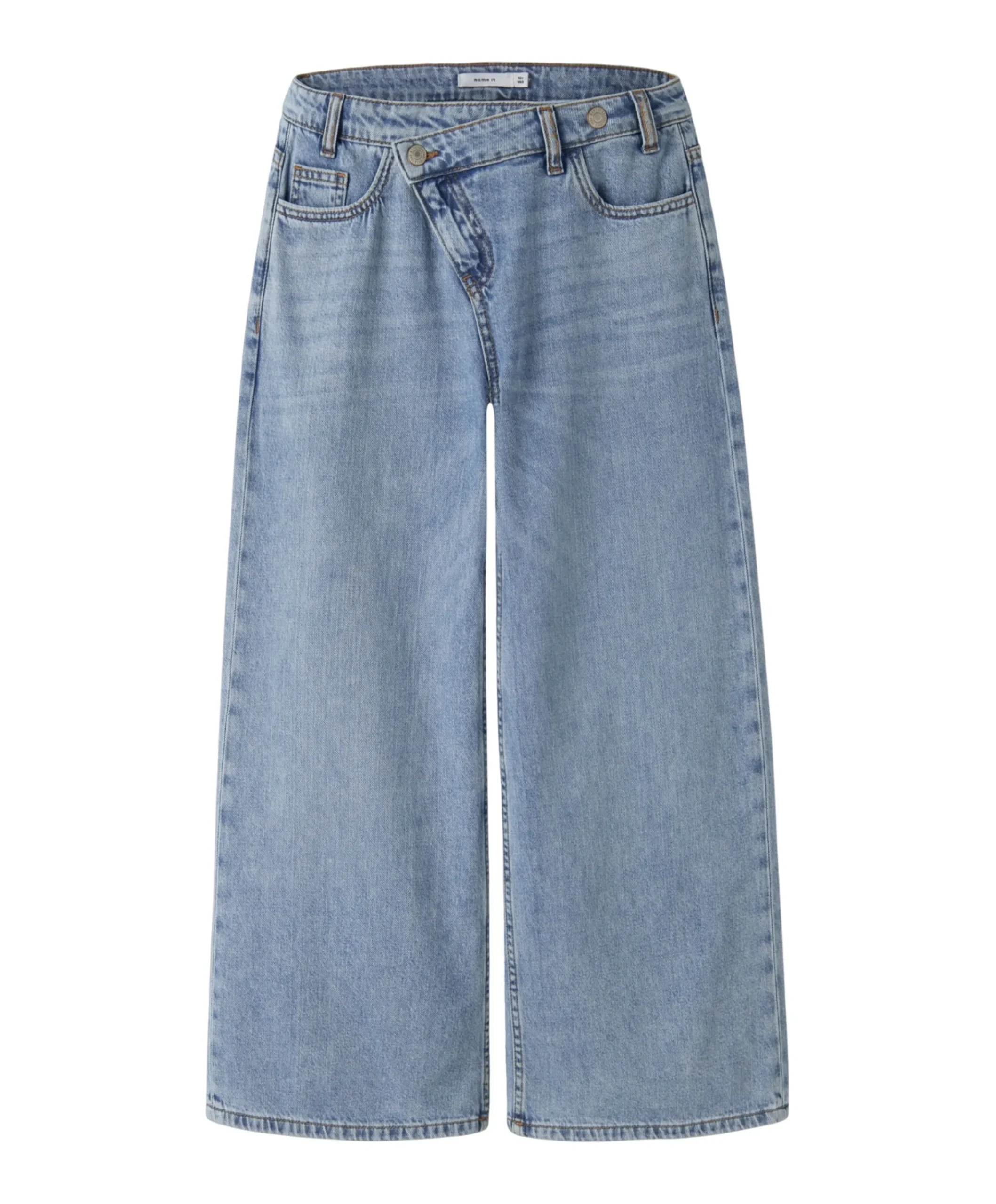 NKFBELLA X-WIDE CLOSURE JEANS 8181- meisjes jeans blauw