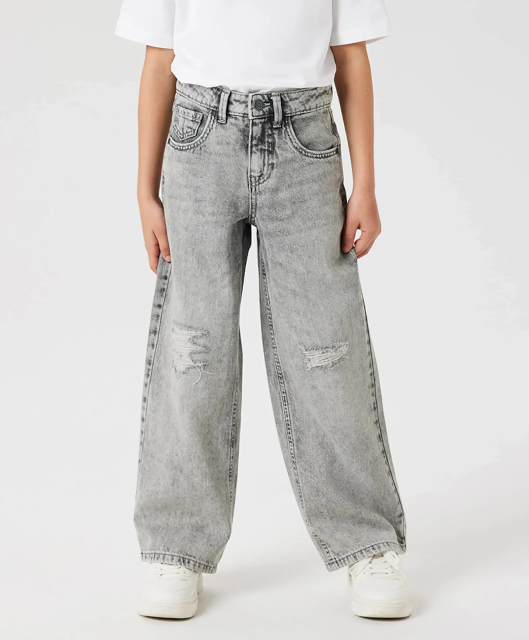 NKFROSE HW WIDE JEANS 1411-TE NOOS grijs