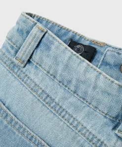 NKFROSE HW WIDE JEANS 1411-TE NOOS meisjes jeans blauw
