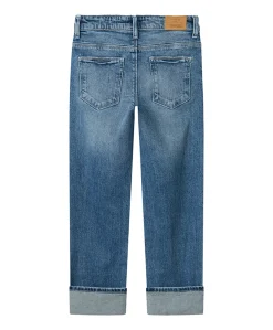 NKFROSE STRAIGHT FOLD 4224-AZ jeans blauw
