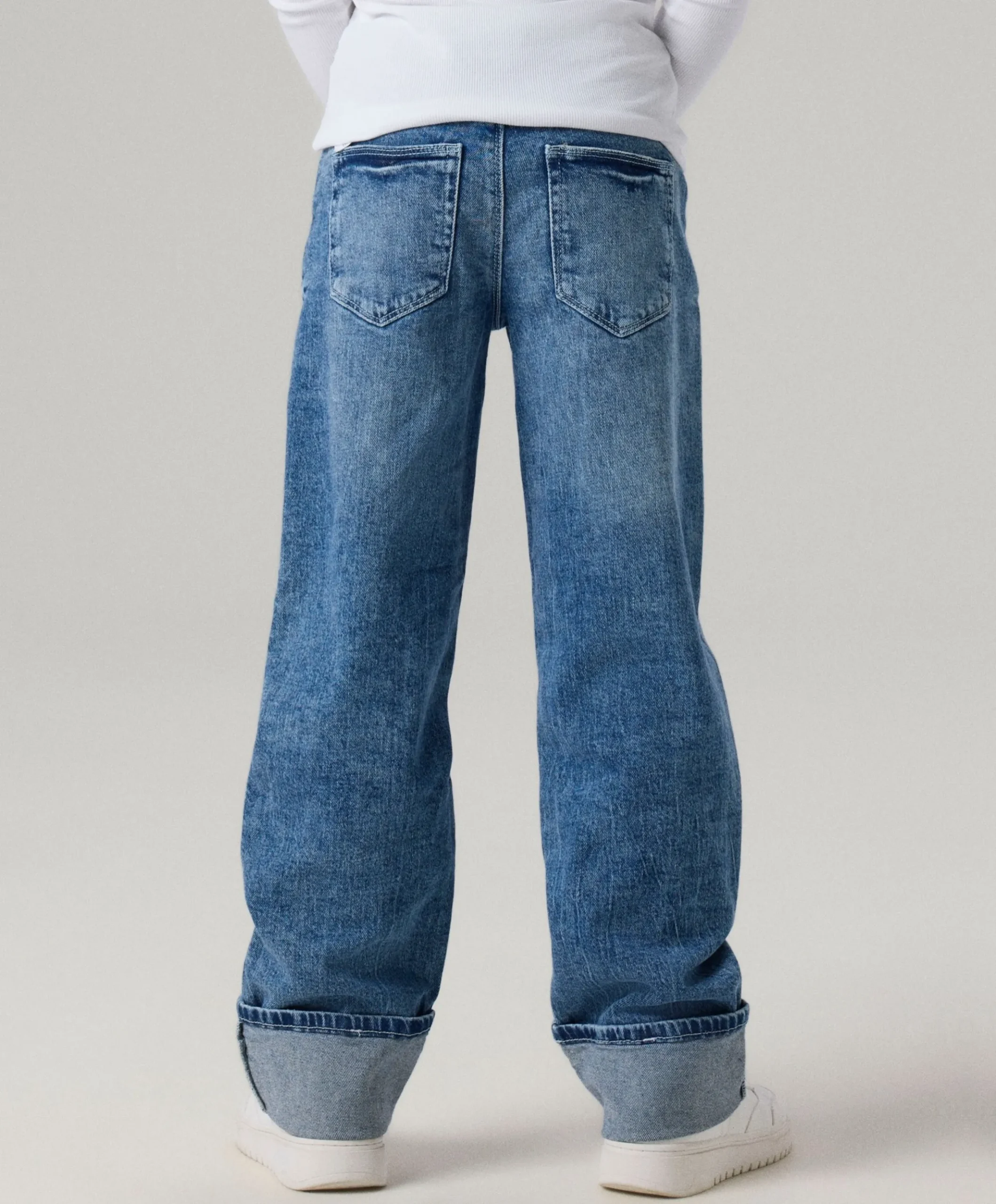 NKFROSE STRAIGHT FOLD 4224-AZ jeans blauw