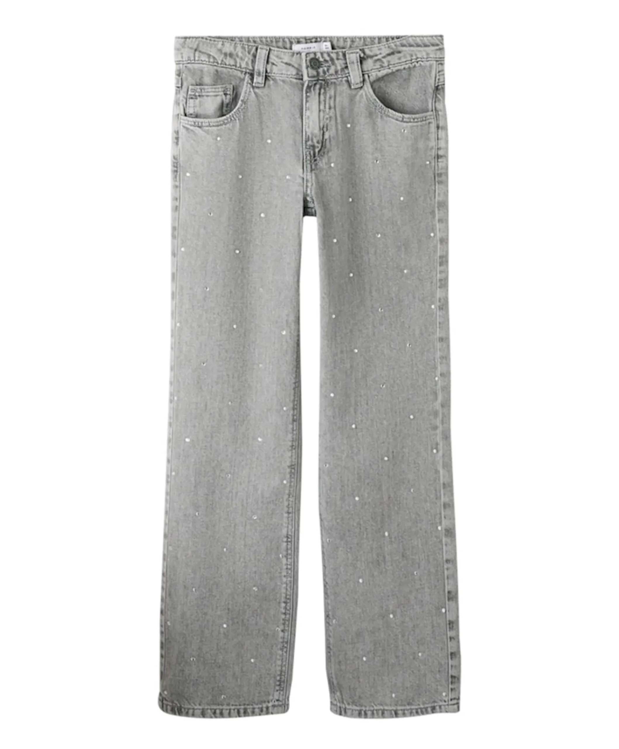 NKFROSE STRAIGHT JEANS 3366-BE NOOS meisjes jeans grijs