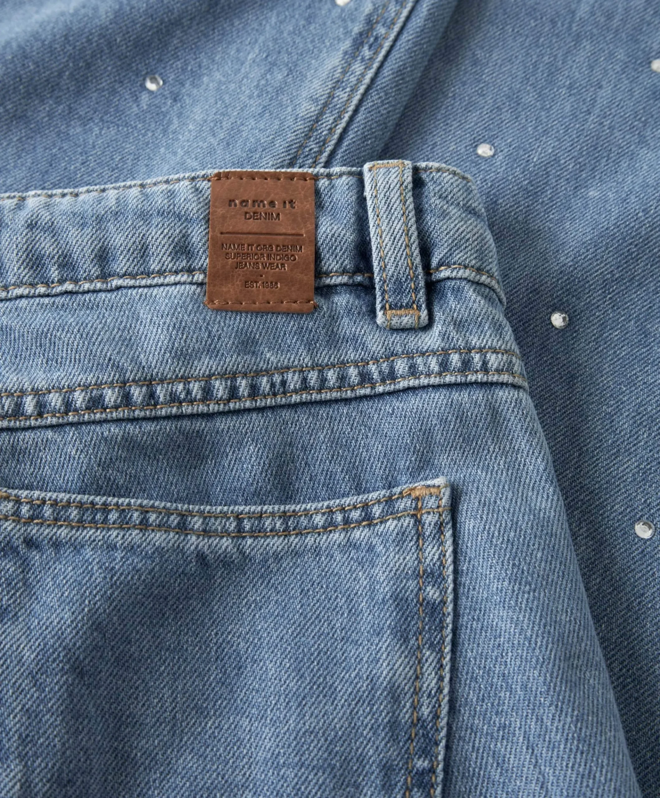 NKFROSE STRAIGHT JEANS 3366-BE NOOS meisjes jeans blauw