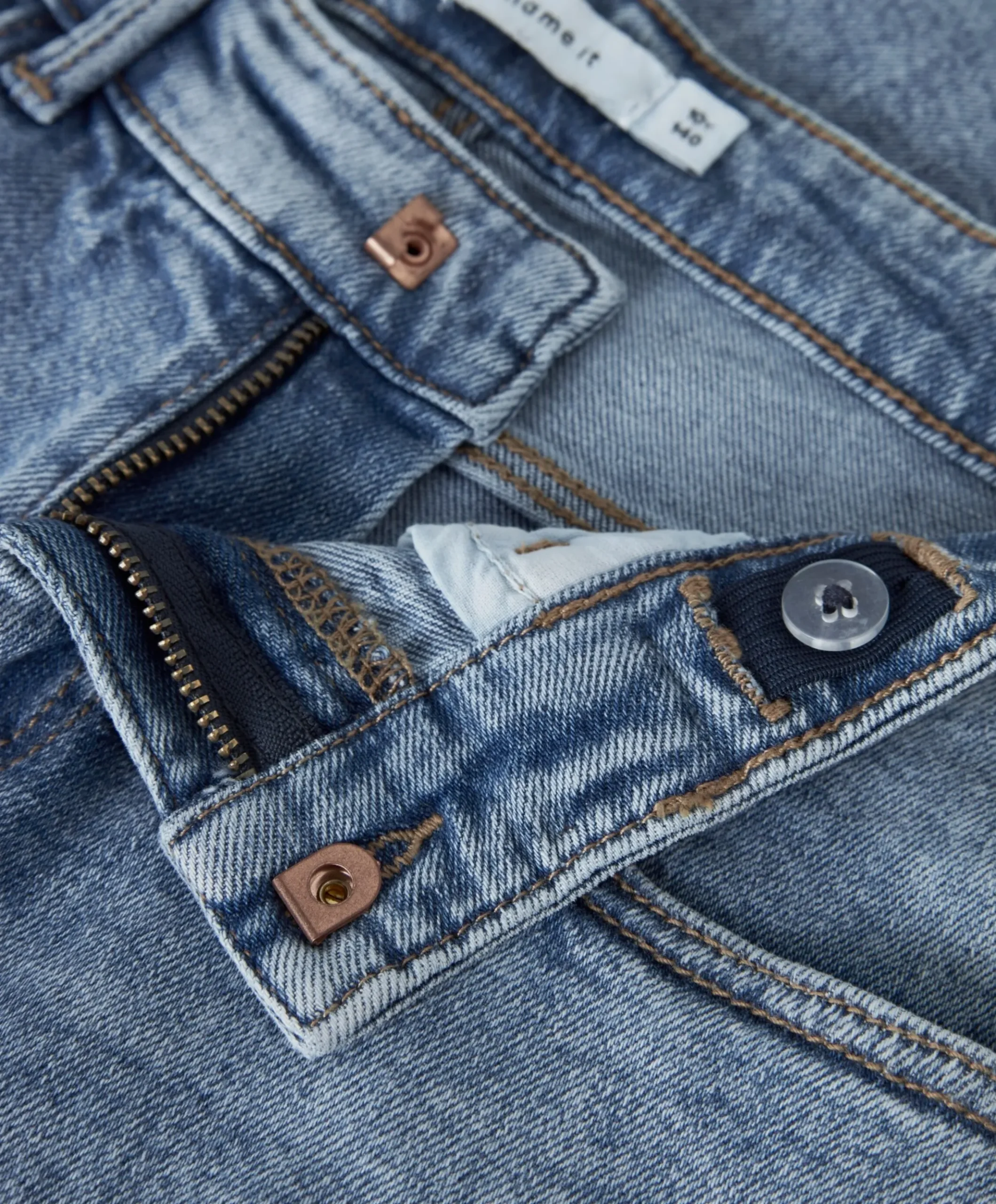 NKFROSE X-WIDE LW JEANS 1322-BC NOO meisjes jeans blauw