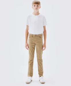 NKMTHEO TWITOP NOOS jongens broek beige