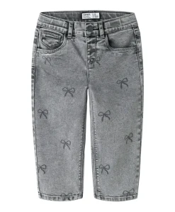 NMFBELLA MOM SHAPED JEANS 3555-ON F meisjes jeans grijs