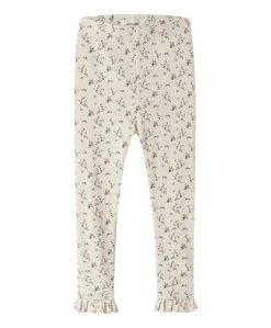 NMFLAGO MER SLIM LEGGINGS LIL meisjes broek ecru