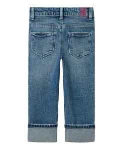 NMFROSE STRAIGHT FOLD 4224-AZ jeans blauw