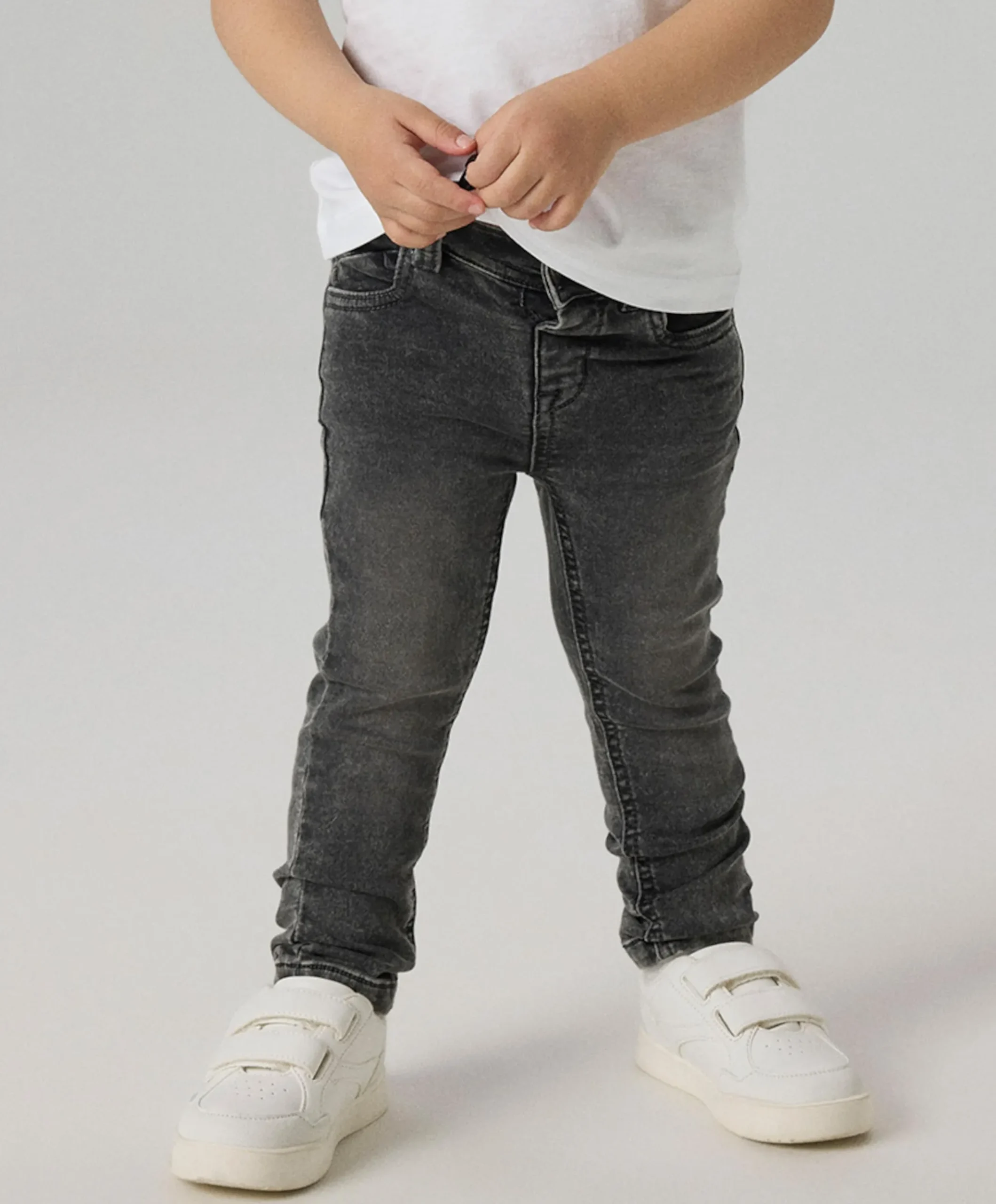 NMMTHEO DNMTHAYER 2689SWE KEY PANT jongens jeans grijs